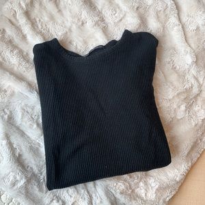 Brandy Melville waffle knit tshirt
